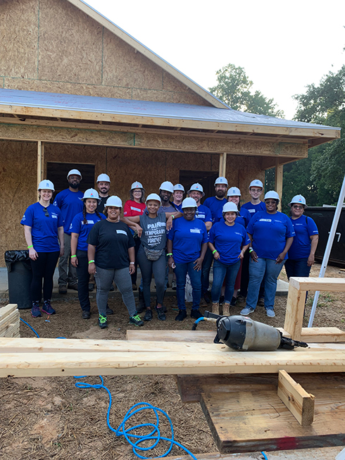 Georgia Power volunteers team up with Habitat for Humanity to build home and hope for Army veteran