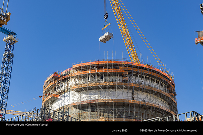 Plant Vogtle Unit 3 Containment Vessel