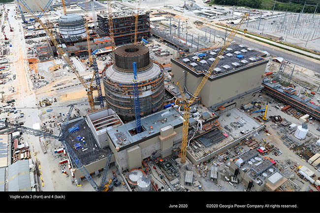 Vogtle units 3 (front) and 4 (back)